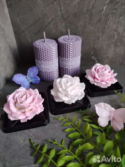 Цветы из мыла