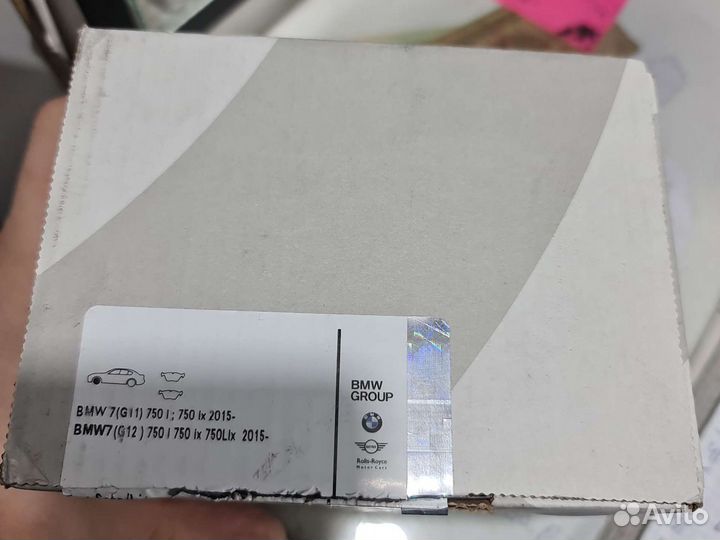 Оригинальные колодки на g30 (м тормоза)