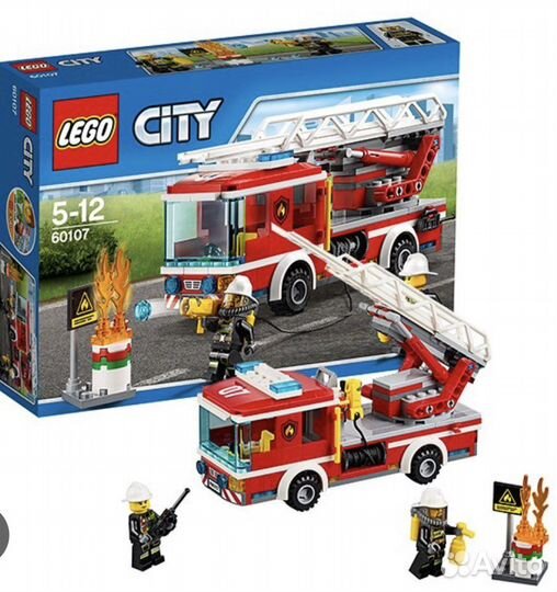 Lego City пожарная помощь