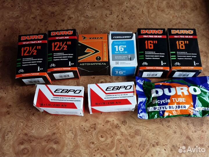 Камера для велосипеда 12, 14, 16, 18. Новые
