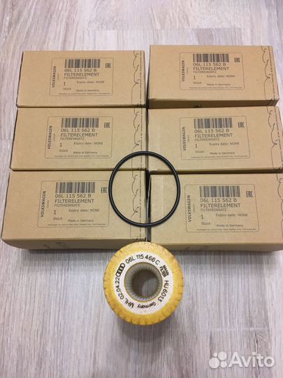 Фильтр масляный volkswagen 06L115562B оригинал VAG