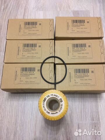 Фильтр масляный volkswagen 06L115562B оригинал VAG