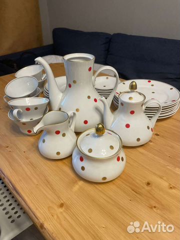 Сервиз чайный Weimar антиквариат гдр