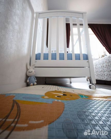 Детский коврик для ползания новый (заводской брак)