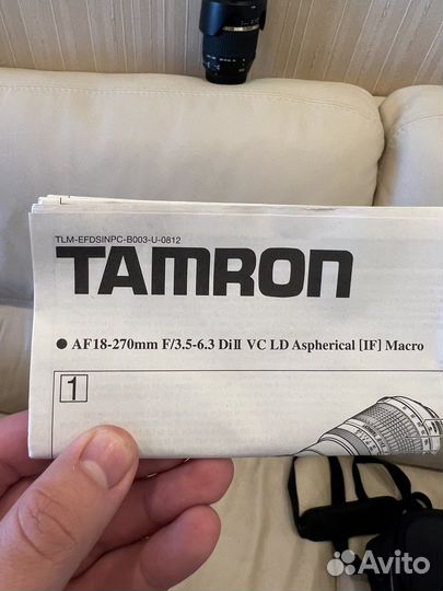 Объектив Tamron 18-270 mm