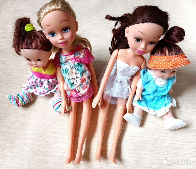 Куклы, пупсы игрушки пакетом