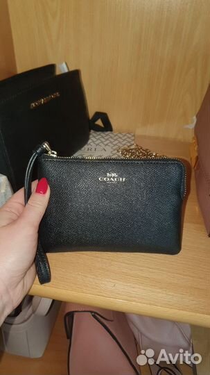 Кошелек женский кожа Coach