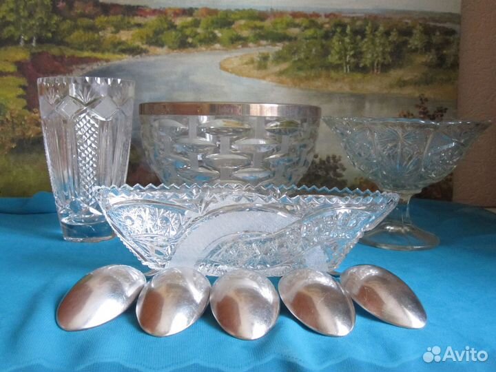 Хрусталь и мельхиор СССР. Винтаж