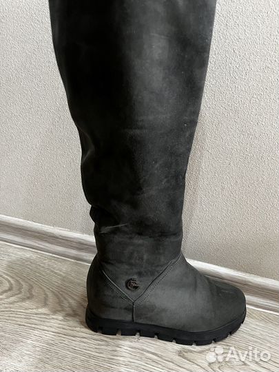 Зимние женские сапоги 38 натуральная замша