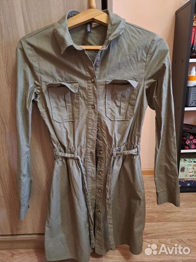 Платье в стиле униформа