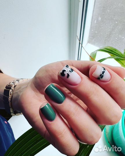 Маникюр, педикюр гель лак