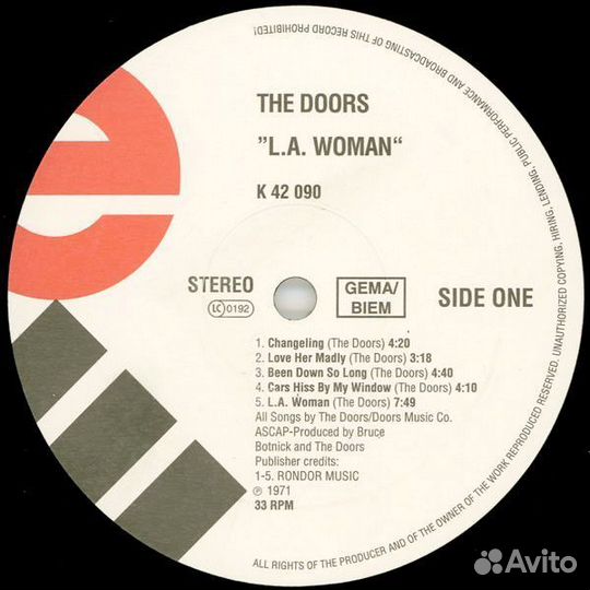 Винил The Doors – L.A. Woman LP