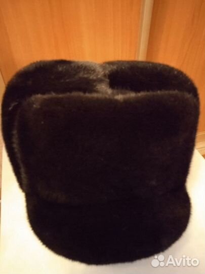 Норковая шапка формовка мужская новая