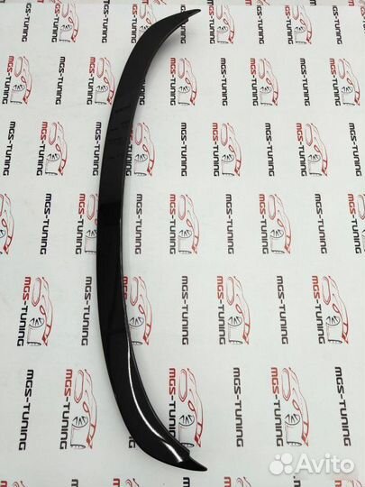 Спойлер BMW 3 E90 стиль AC Schnitzer черный глянец