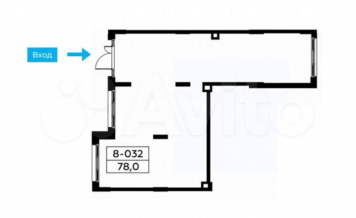 Сдам помещение свободного назначения, 78 м²