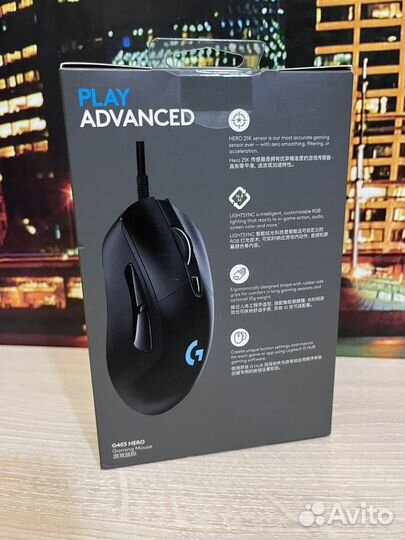Мышь проводная Logitech G403 hero