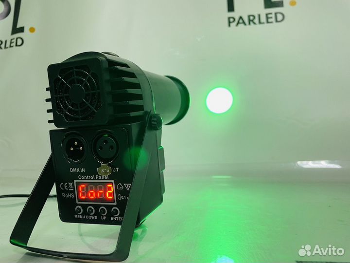 Пинспот (Pinspot) 12w, rgbw, DMX-512 + пульт ду