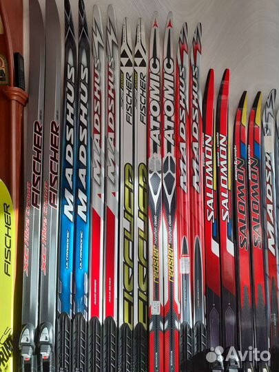 Лыжи беговые Fischer,Madshus,Atomic,Salomon