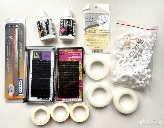 Все для наращивания ресниц, бровей