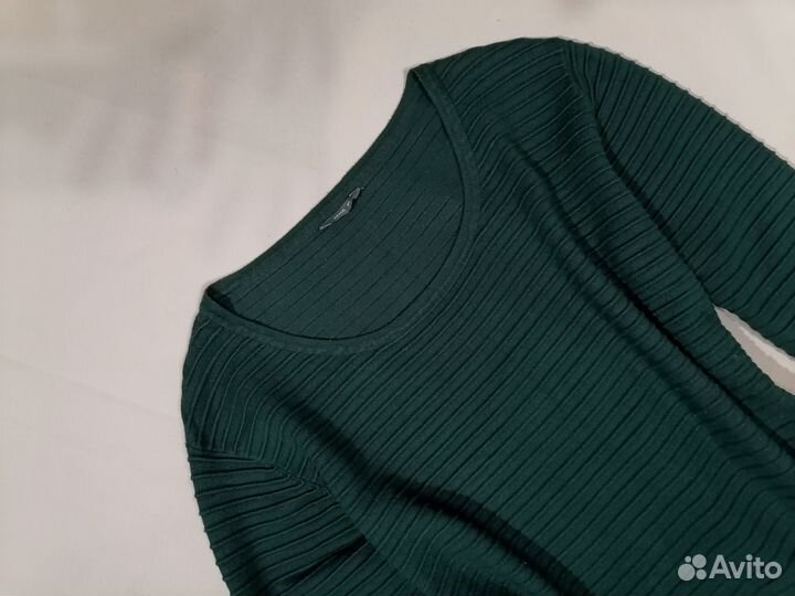 Тёплое платье миди большой размер