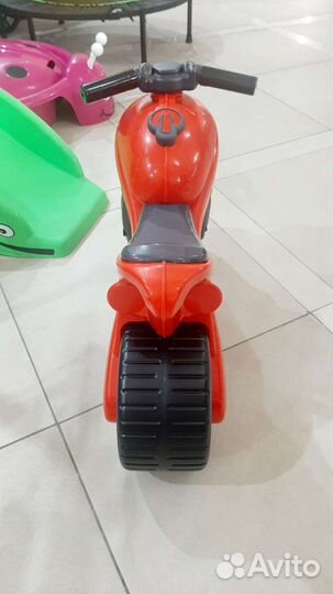 Беговел -мотоцикл мх красный (новый)