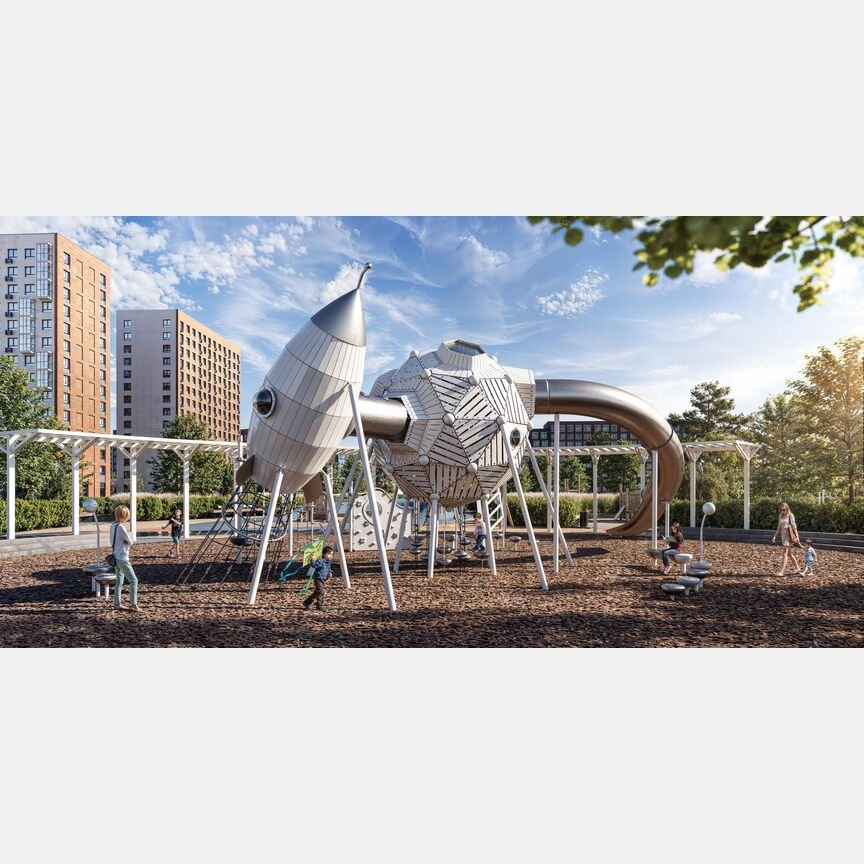 1-к. квартира, 34,6 м², 1/5 эт.