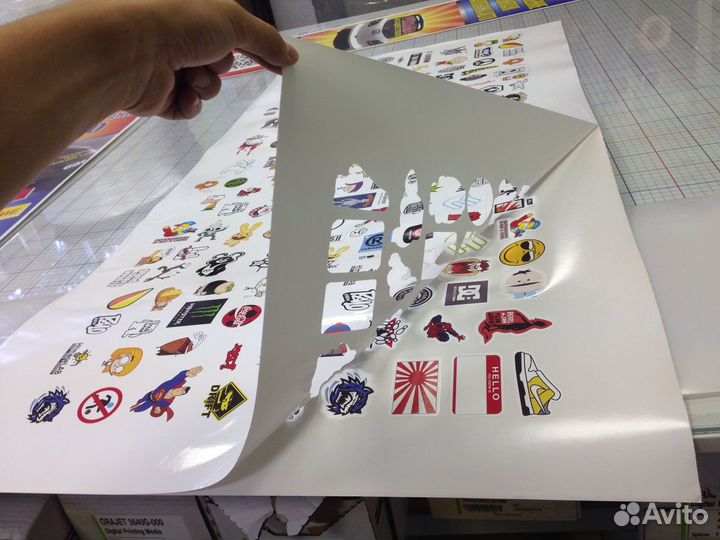 Наклейки, этикетки, стикеры от 2см