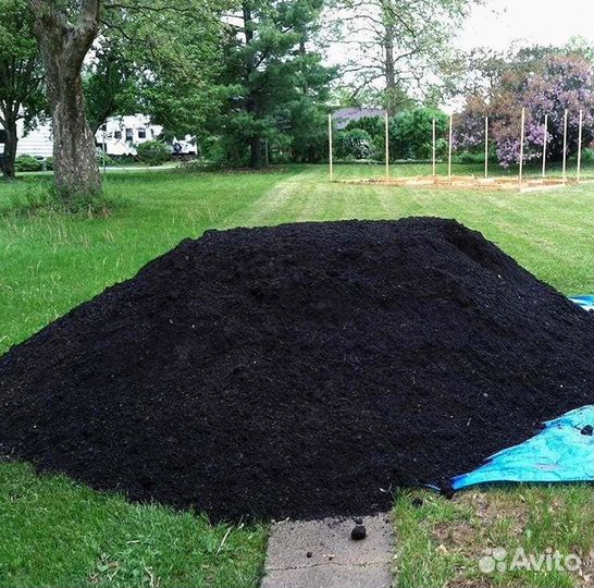 Земля садовая плодородная Чернозем Грунт Навоз