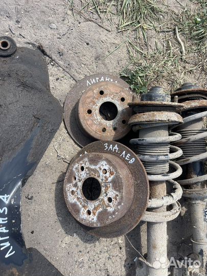 Диски тормозные задние daewoo leganza