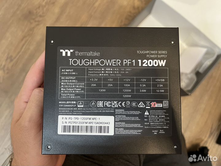 Блок питания Thermaltake Toughpower PF1 1200W