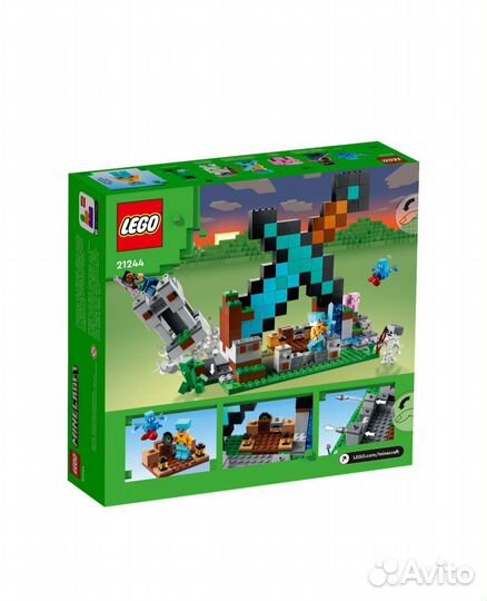 Lego Minecraft 21244 Застава Меча