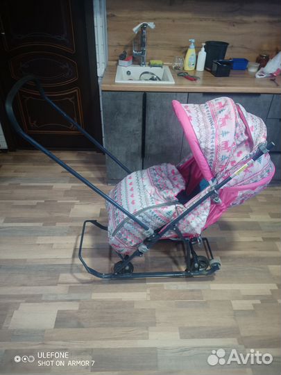 Коляска санки