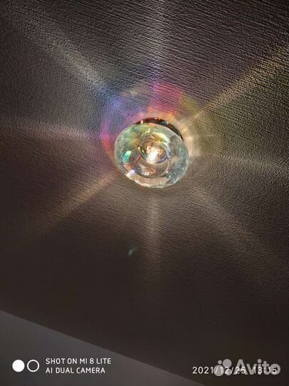 Светильники встраиваемые, б.у 3 шт