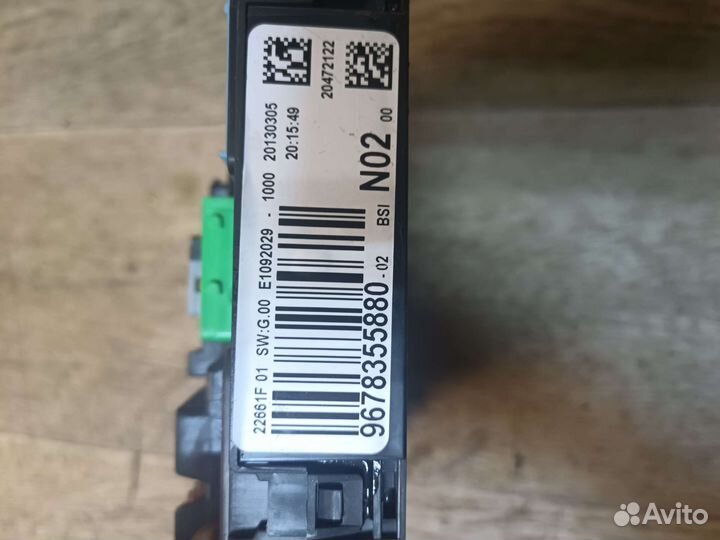 Блок салонный Peugeot 301