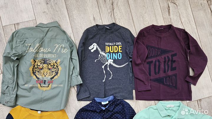 Вещи пакетом на мальчика 116 122 128