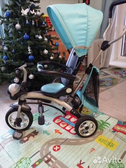 Детский велосипед с ручкой