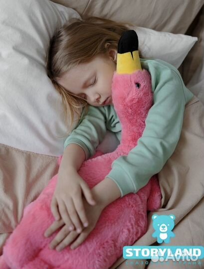 Фламинго мягкий 90 см Новый