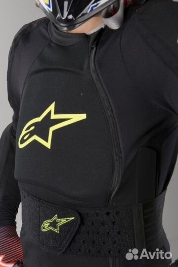 Protektorenjacke Alpinestars Bionic Plus Schwarz-Neongelb Kinder Желтый, черный