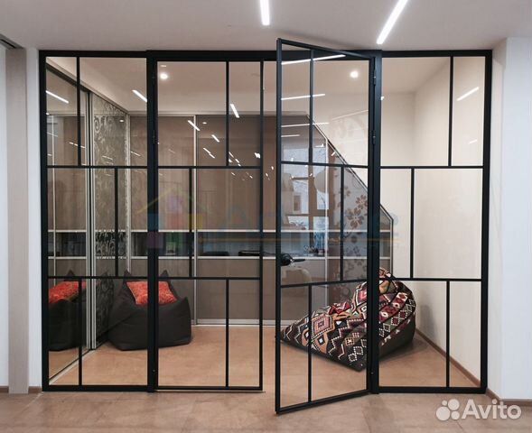 Перегородки и двери в стиле лофт