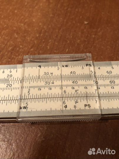 Линейка логарифмическая в футляре