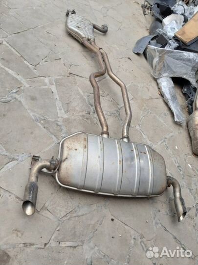 Глушитель в сборе Audi Q7 4LB 3.0tfsi cjtc 2012