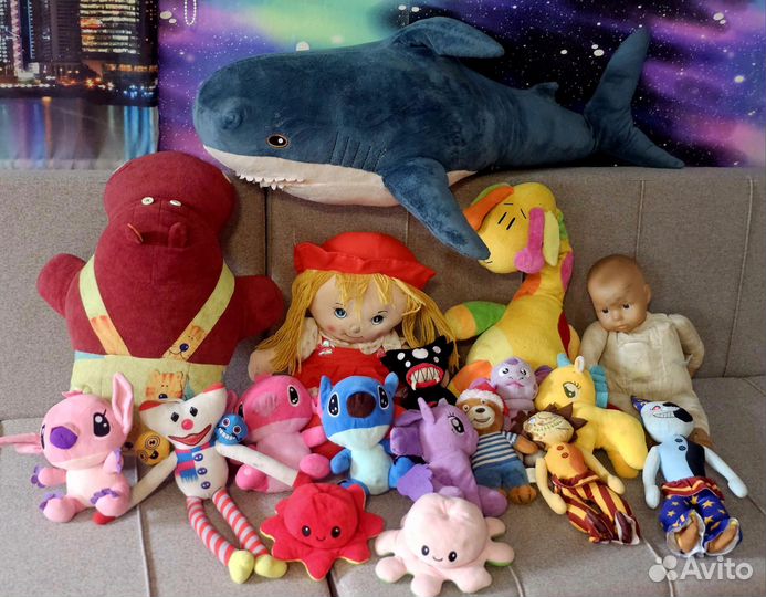 Мягкие игрушки пакетом