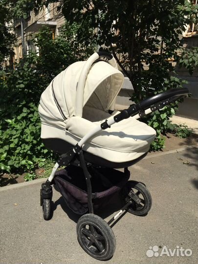 Коляска 2 в 1 Indigo эко кожа