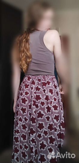 Юбка макси хлопок винтаж