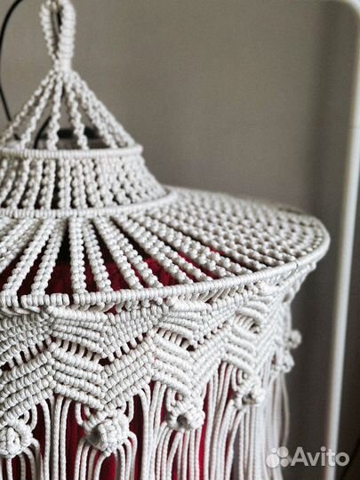 Абажур макраме