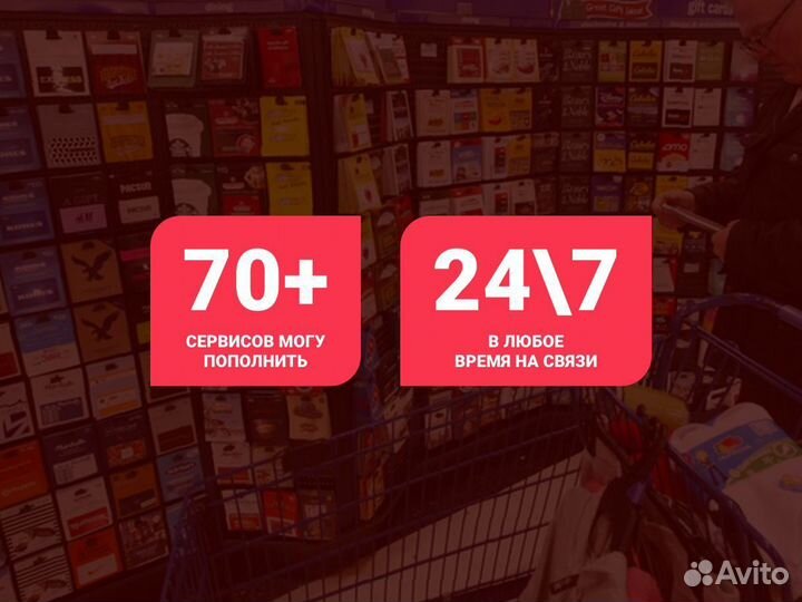 Подарочная карта AppStore Apple Music любой номина