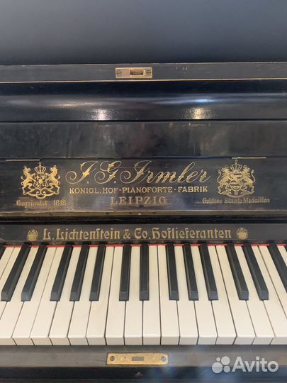 Пианино Leipzig 17860 1818г