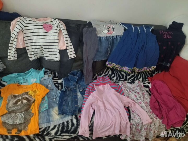 2 пакета вещей для девочки от 104 до 116