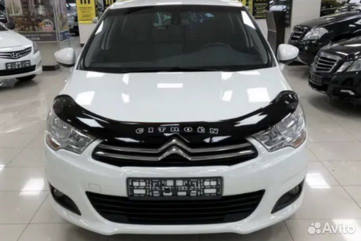 Дефлектор капота (мухобойка) Citroen C4