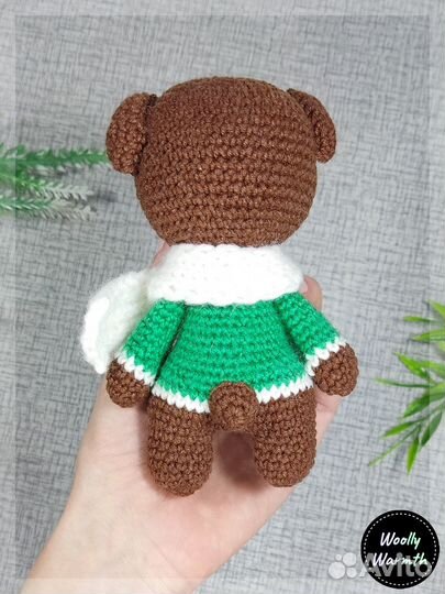 Мишки, вязаные игрушки ручной работы